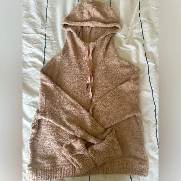 Z Supply Kacey Feather Hoodie in Mauve - Picture 6 of 9